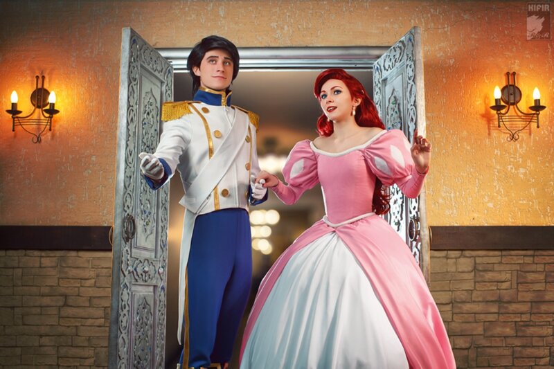 Cosplayers in Costumes