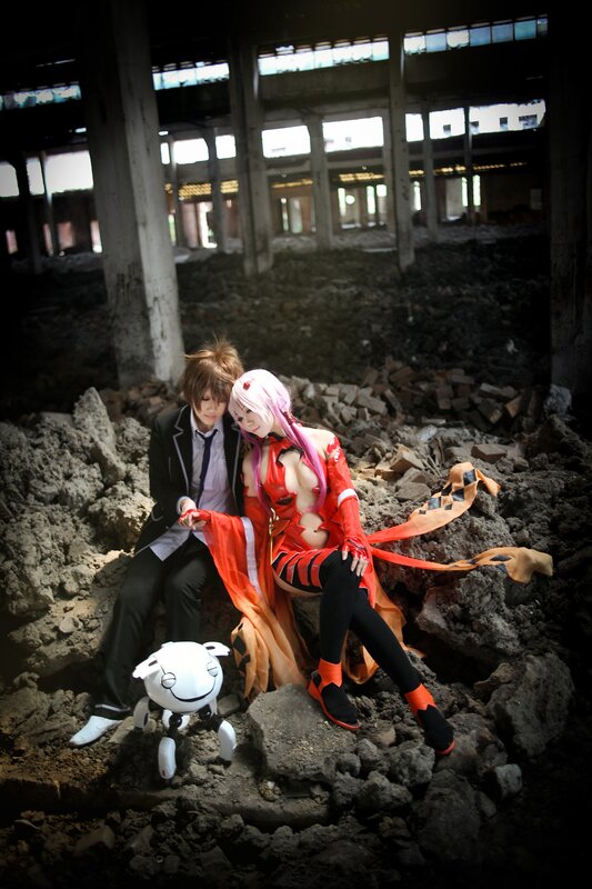 Cosplayers in Rubble
