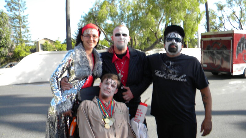 costumed group at outdoor event