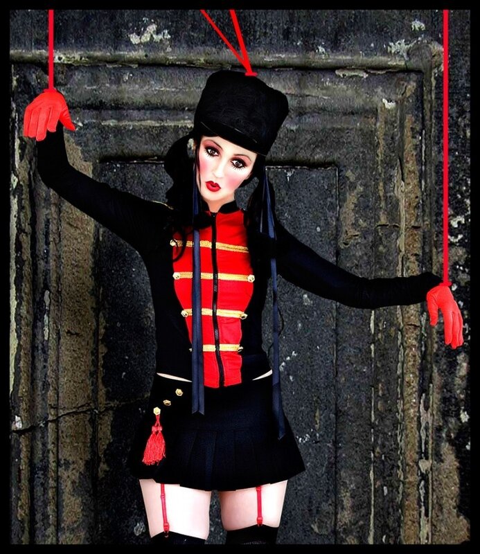 costumed puppet performer