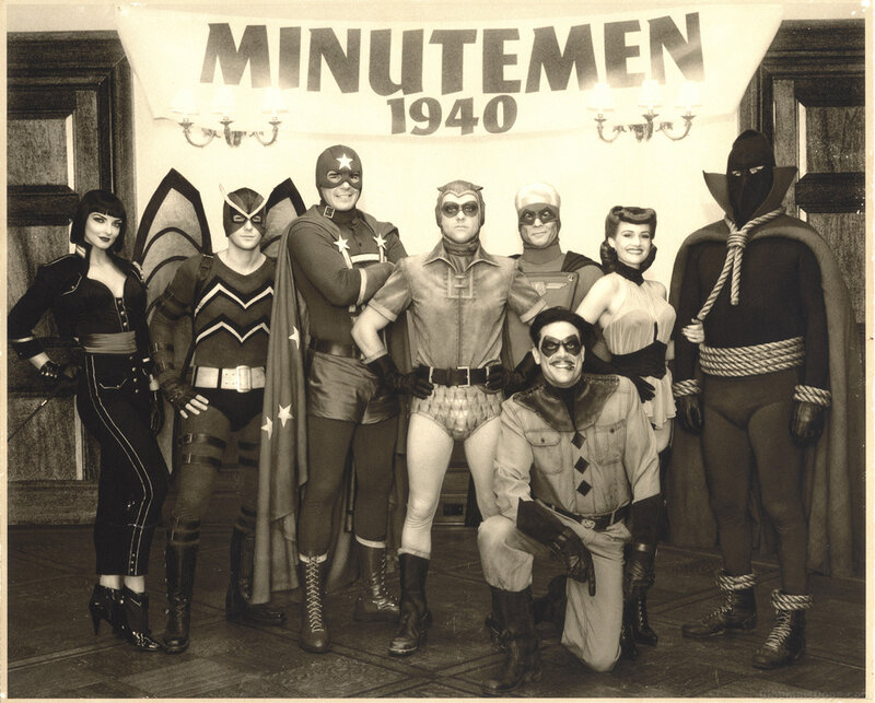 Costumed Superheroes — Black