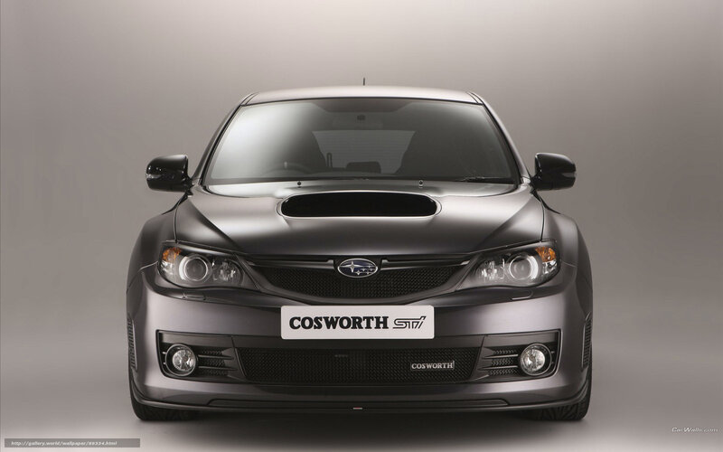Cosworth STI car front view