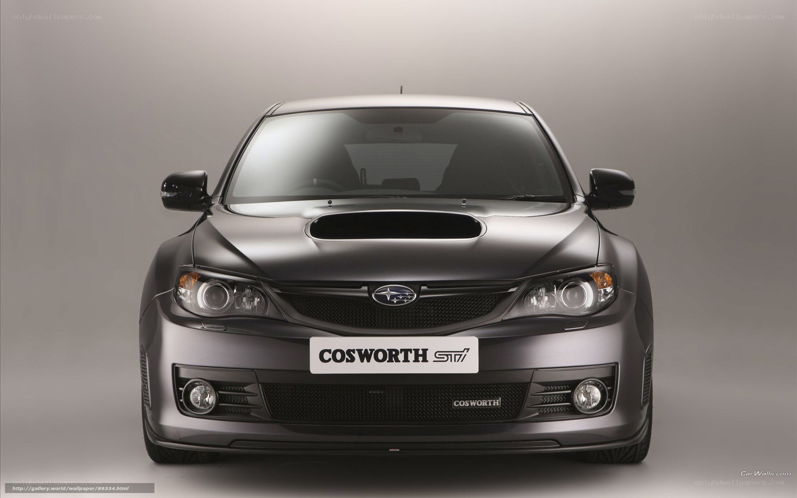 Cosworth STI car front view