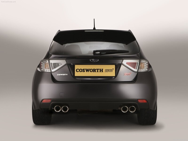 Cosworth STI rear view