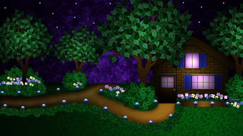 Cottage at Night