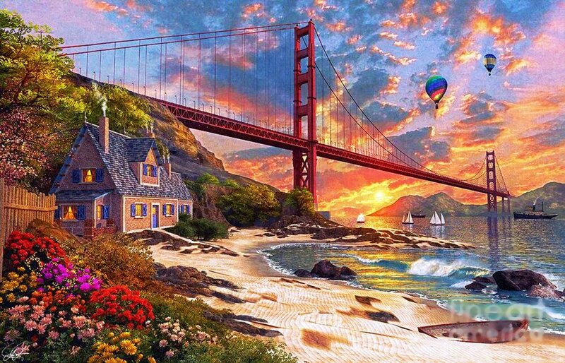 Cottage by Golden Gate Bridge