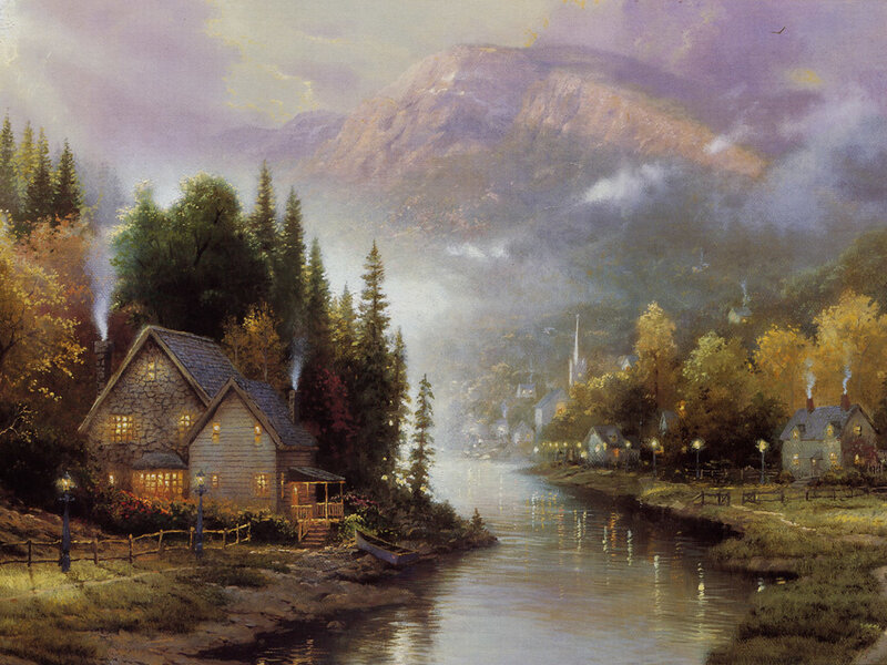 Cottage by River