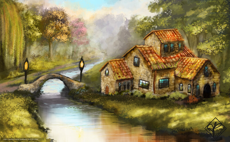 Cottage by the river