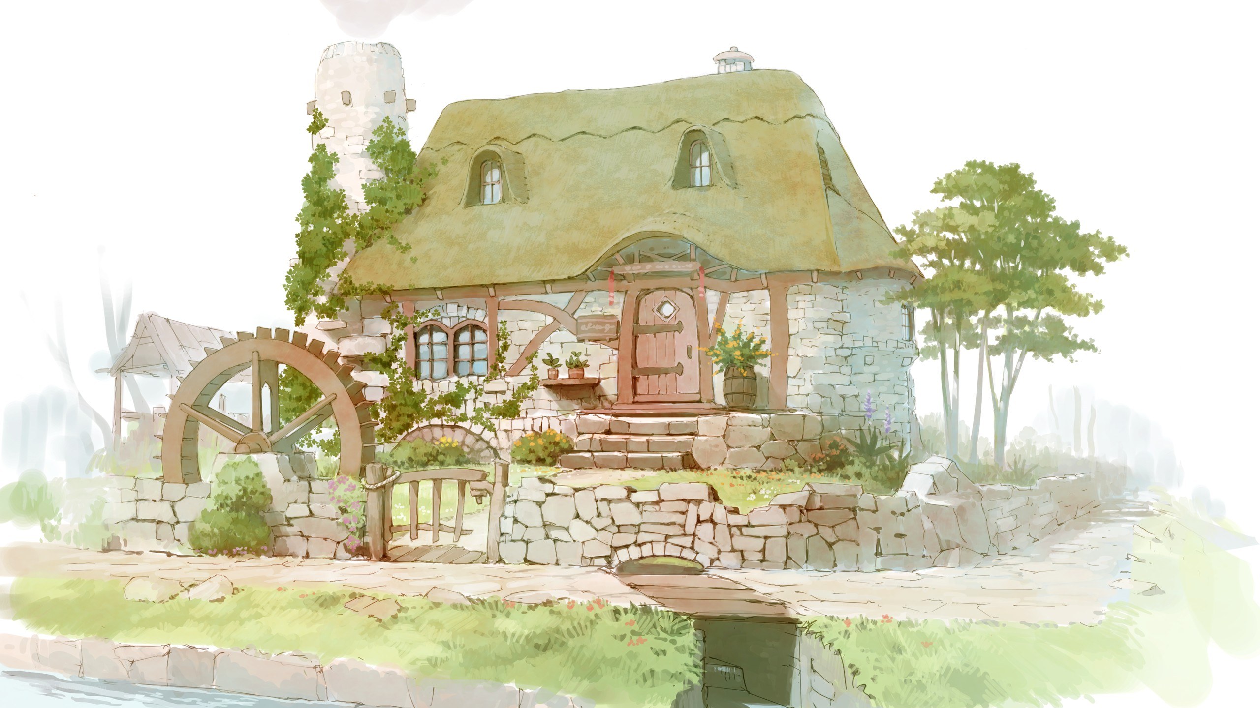cottage by the watermill