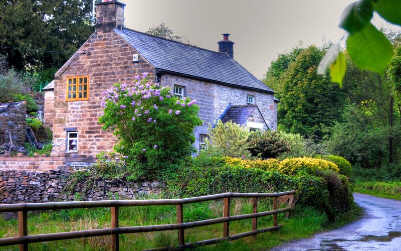 Cottage in a rural village
