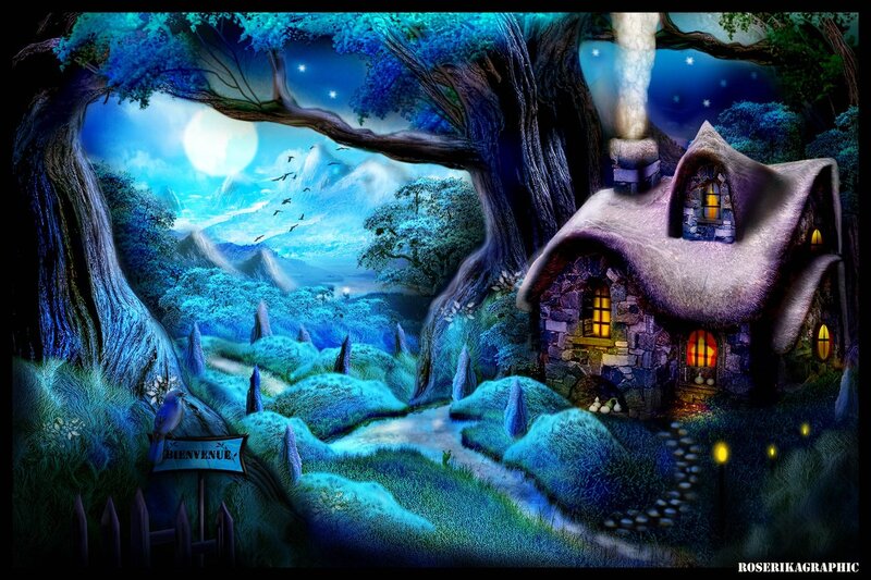 Cottage in Fantasy Forest
