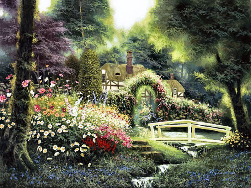 Cottage in Forest Garden