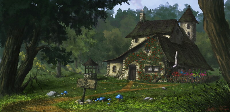 Cottage in Forest