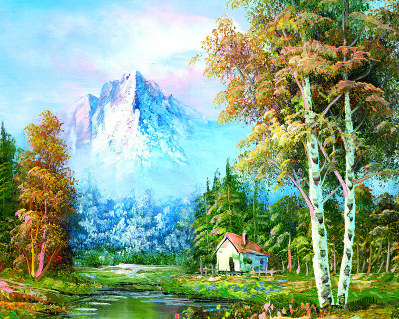 Cottage in Forest Valley — Green, Serene