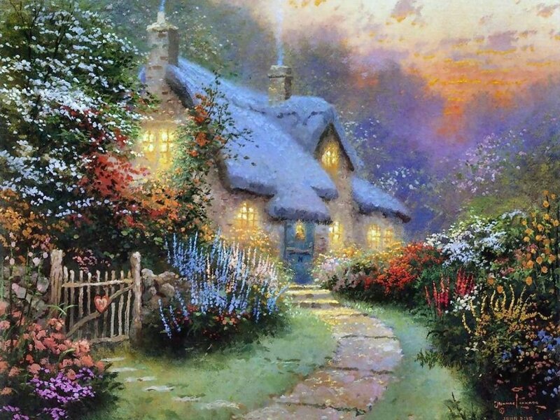 Cottage in Garden