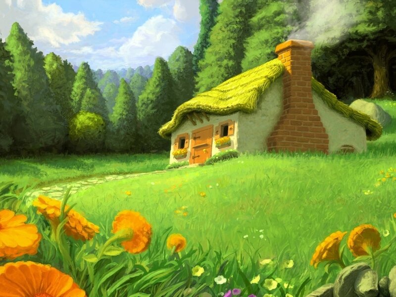 Cottage in Meadow