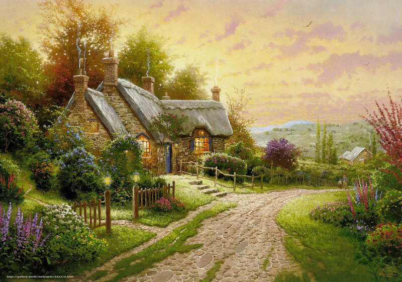 Cottage in the countryside