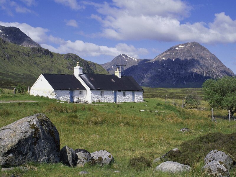 Cottage in the Scottish Highlands