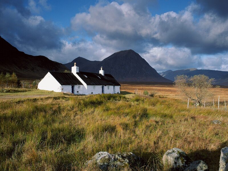 Cottage in the Scottish Highlands