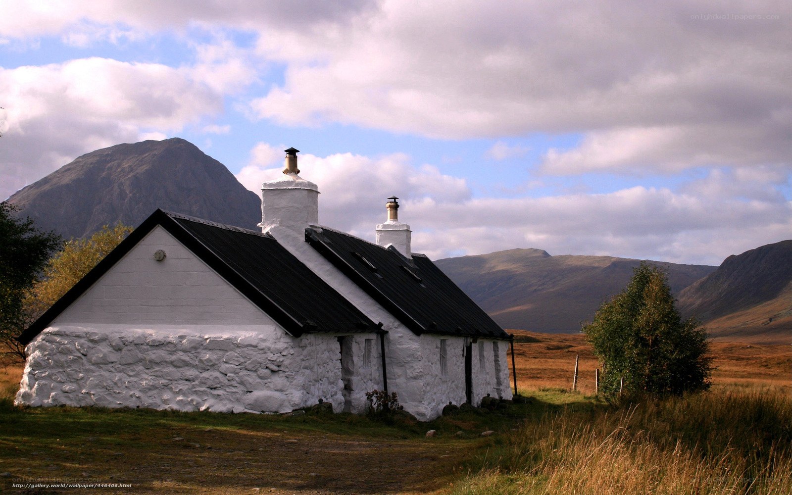 Cottage in the Scottish Highlands