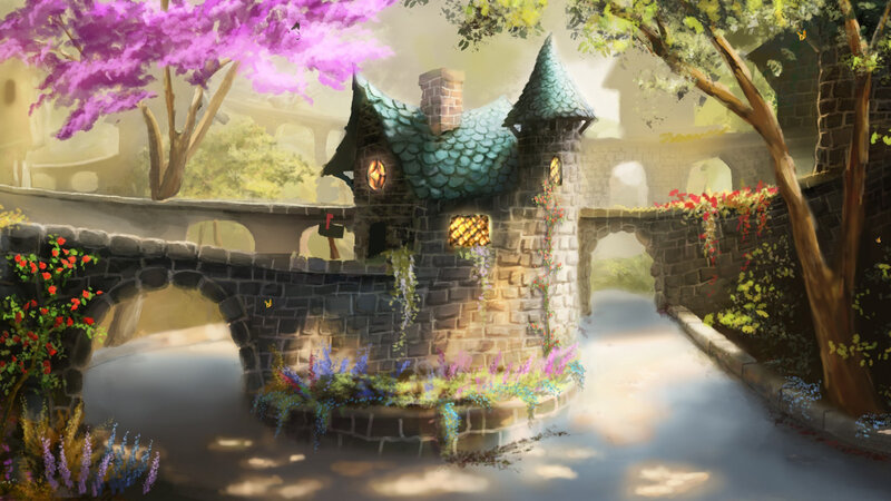 Cottage on a Bridge