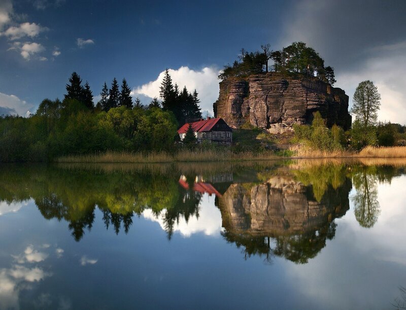 Cottage on a Cliff