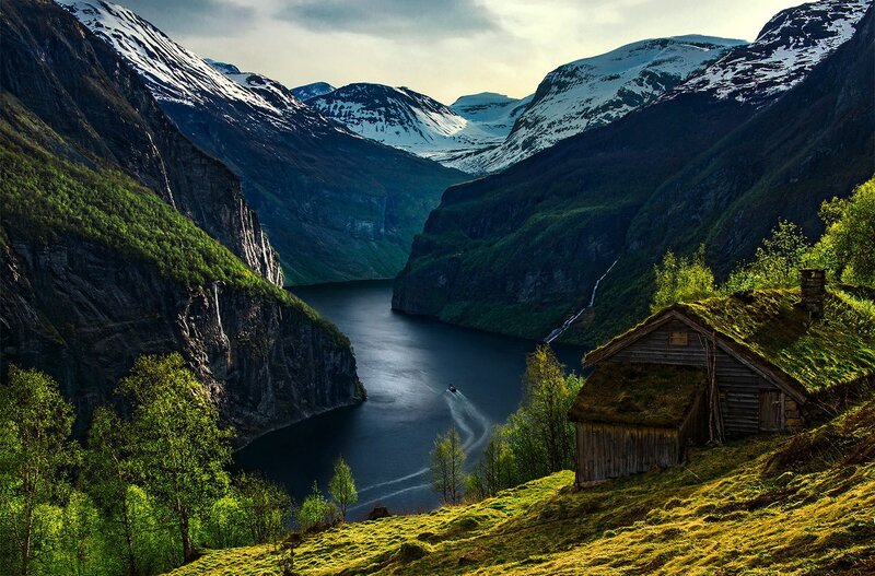 Cottage on a Fjord