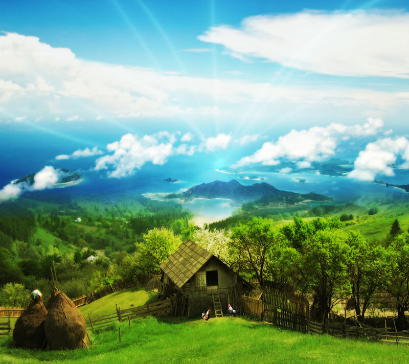 Cottage on a Hill