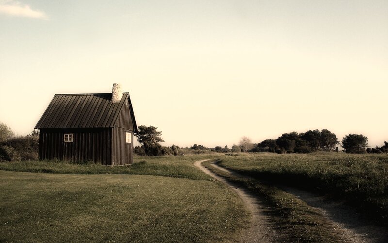 Cottage on a quiet path