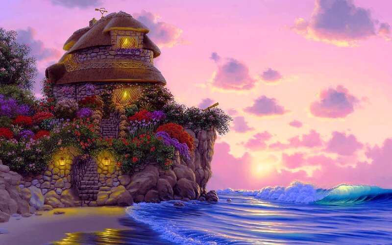 Cottage on Cliff Edge