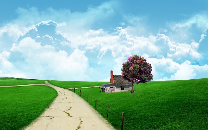 Cottage on Green Hill — Serene