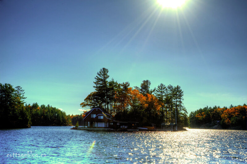 Cottage on Lake Island