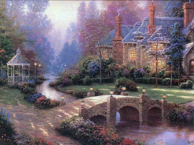 Cottage with Garden — Blue