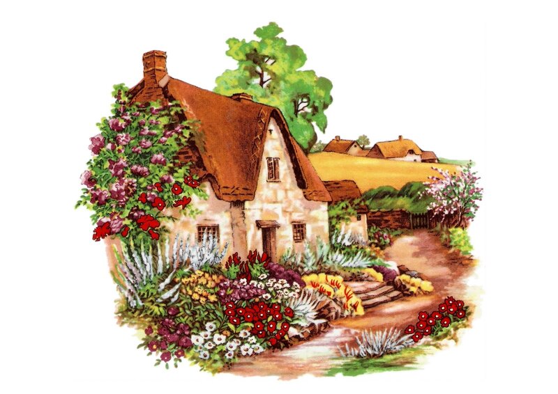 Cottage with Garden — Brown, Peaceful