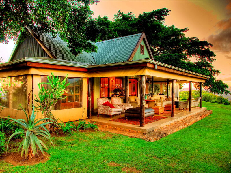 Cottage with Porch — Green