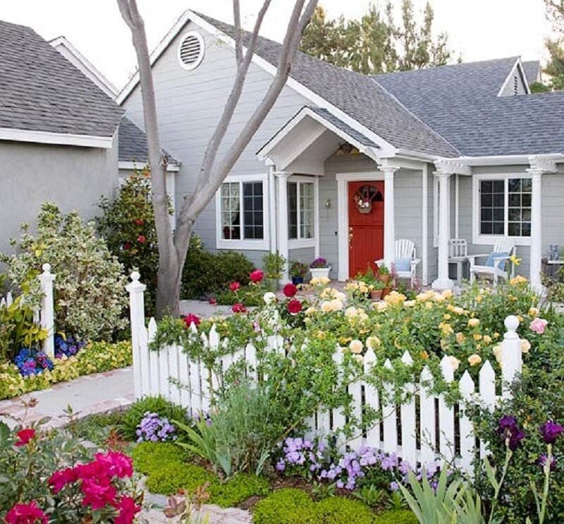 Cottage with Red Door