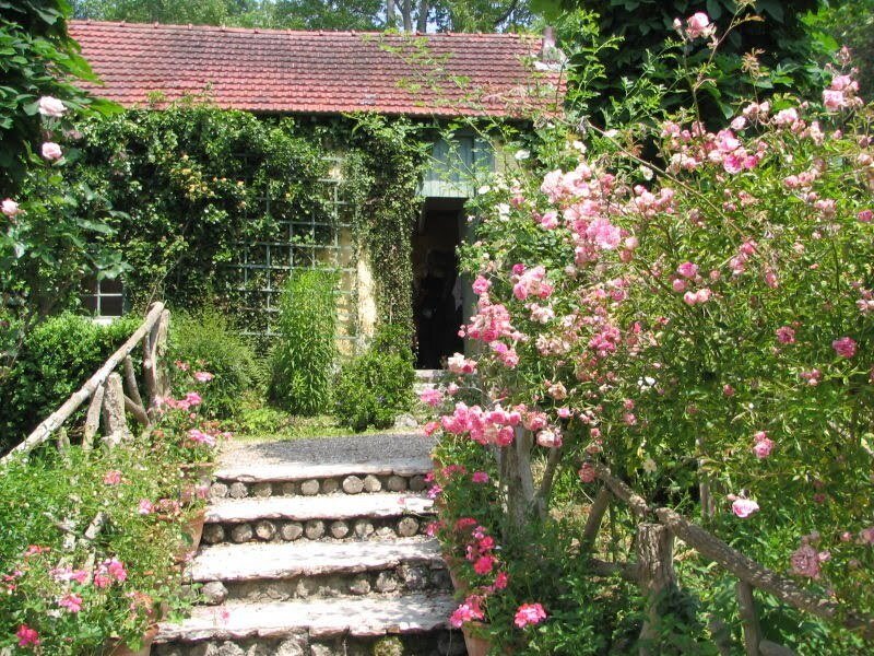 Cottage with Stone Steps