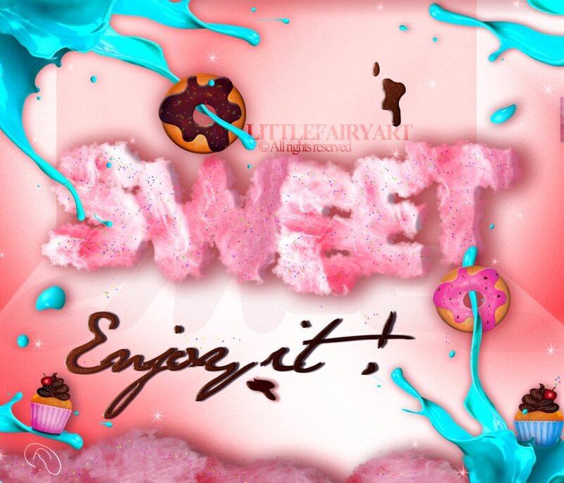 Cotton Candy Text