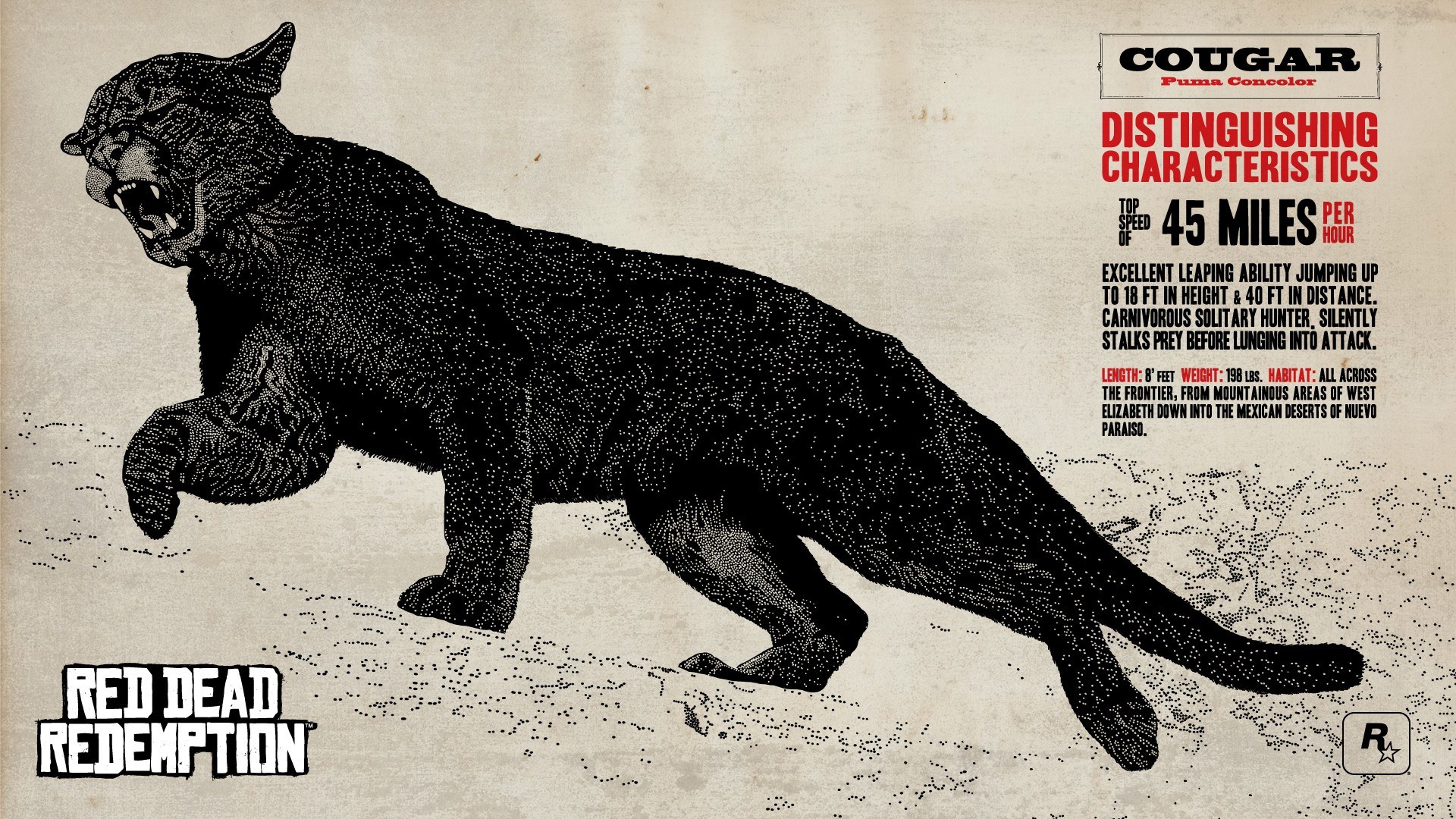 Cougar in Red Dead Redemption