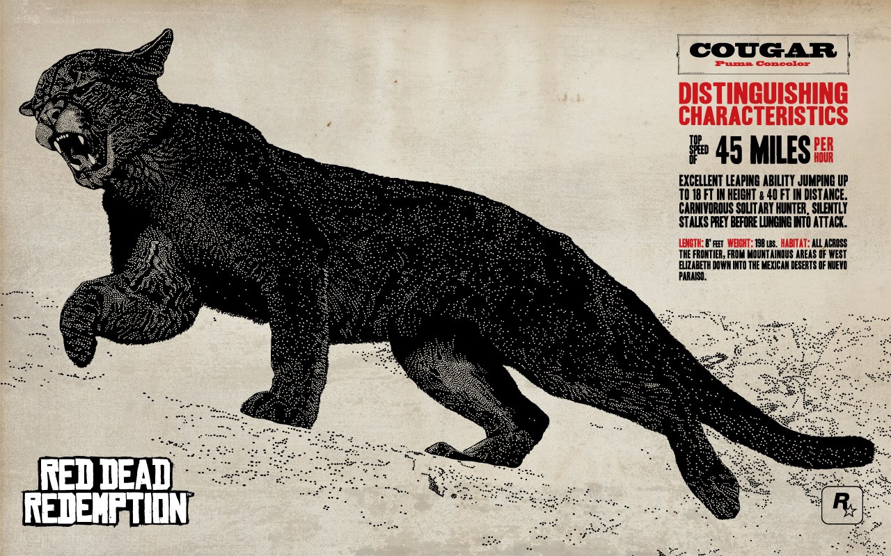 Cougar in Red Dead Redemption