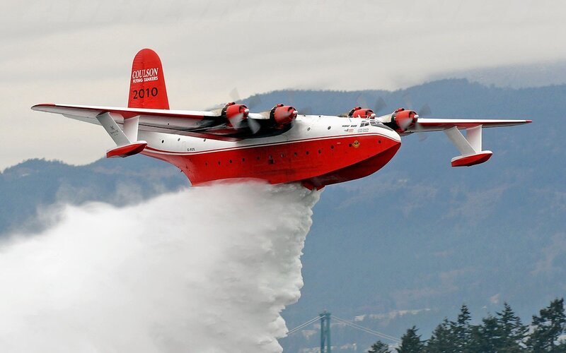 Coulson flying boat in action