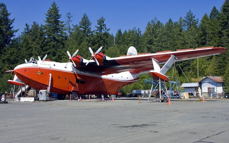 Coulson Flying Boat on Display