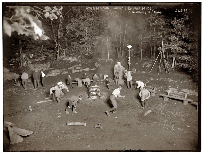 Council and War Dance at Wyndycoole