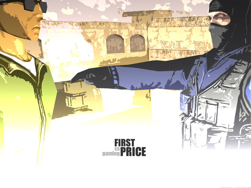 Counter-Strike character confrontation
