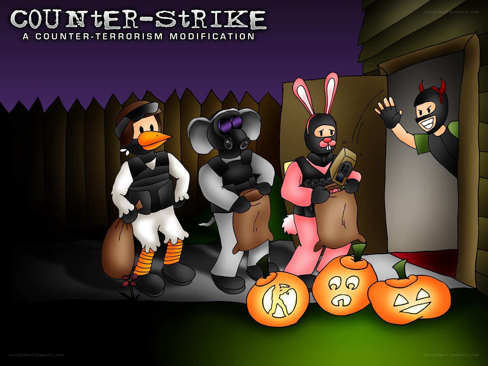 Counter-Strike Halloween scene