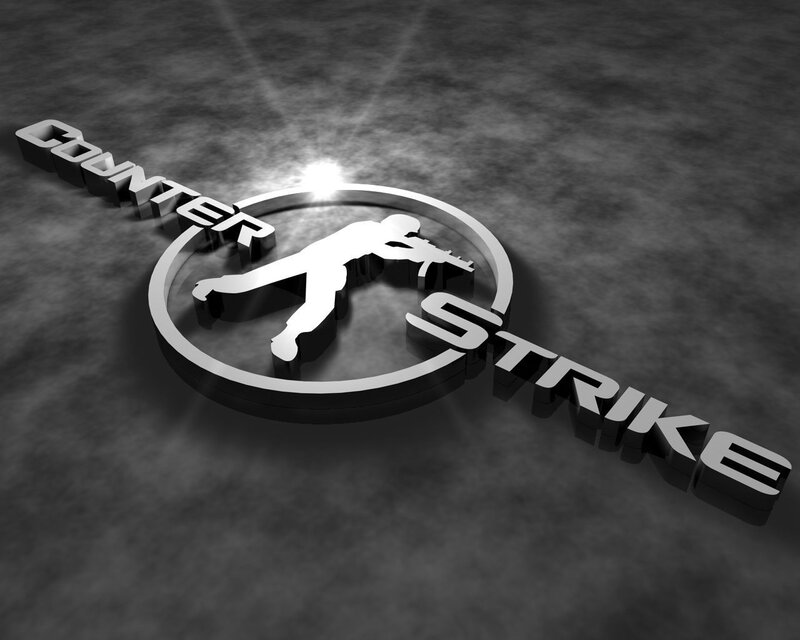 Counter-Strike logo in 3D