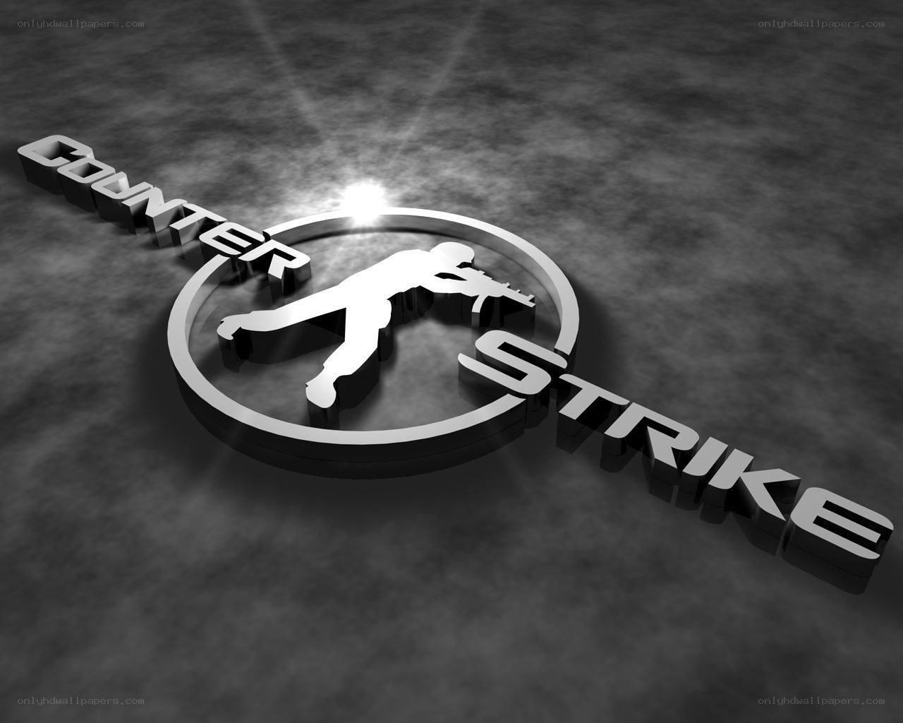 Counter-Strike logo in 3D