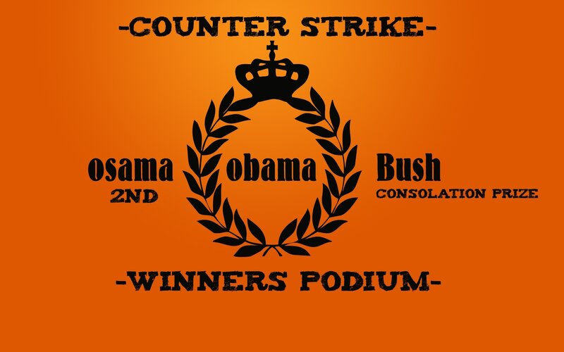 Counter-Strike winners podium