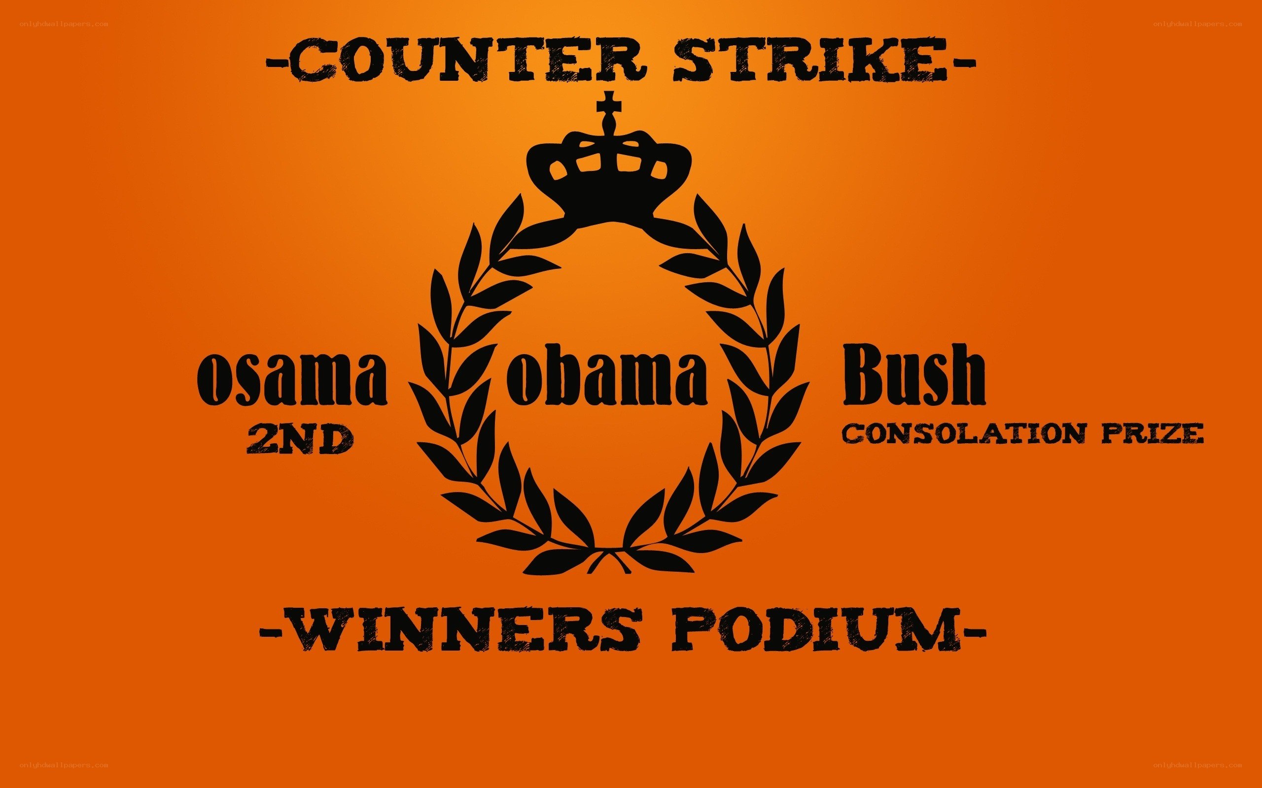 Counter-Strike winners podium
