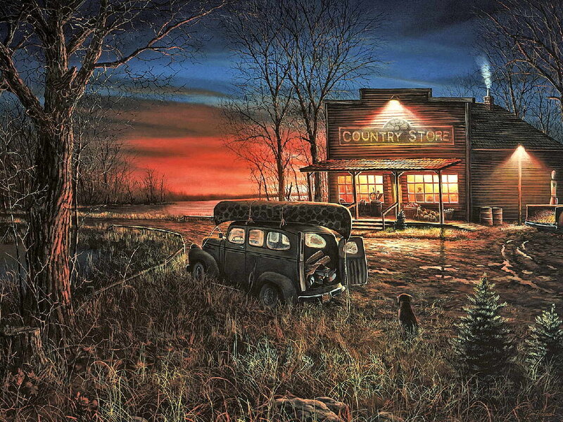 Country Store at Dusk